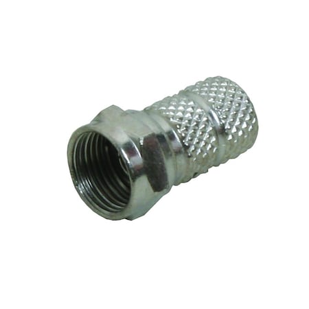 Quest Technology International F (Male) Connectors, 75 Ohm - Twist-On W/ 1/2'' Barrel, Rg-6 CFC-1114